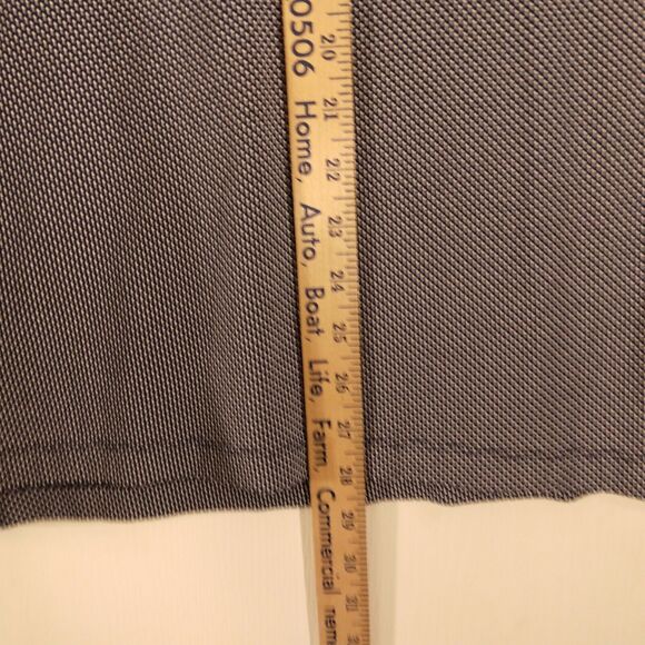 Michael Kors MK polo shirt mens L Large blue polka dot designer geometric - Picture 5 of 8